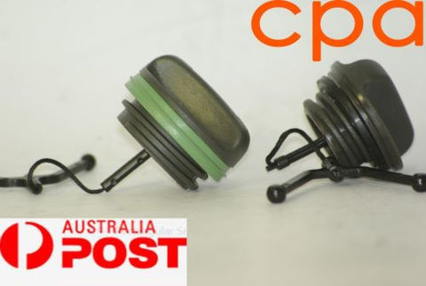 FUEL + OIL CAPS (PAIR)- HUSQVARNA 340 345 346 XP 350 351 353 Chainsaw